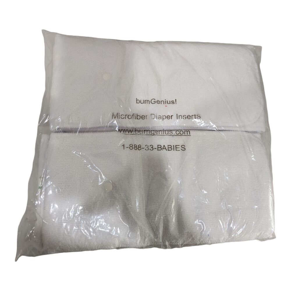 New BumGenius Bum Genius Microfiber (6) Diaper Inserts